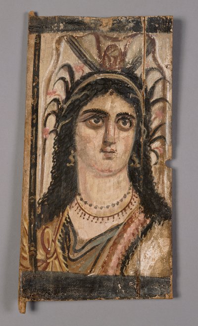 Tafel mit gemaltem Bild der Isis, 180-200 n. Chr. von Roman Period Egyptian